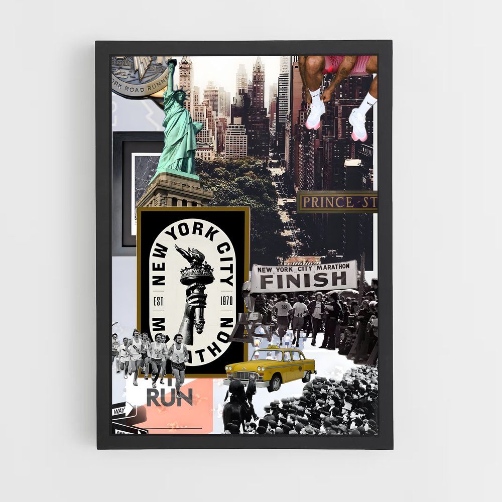 Poster Time to Run – affiche Athlétisme (vue 2)